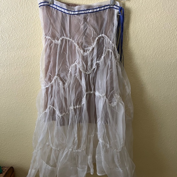 märchen Dresses & Skirts - Märchen Silk Tiered Asymmetrical Skirt